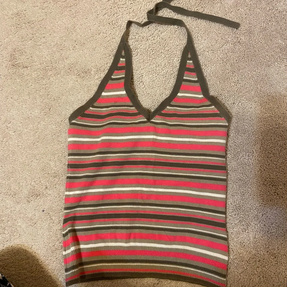 GAP Multicolor Striped Halter Camisole - Picture 1 of 4